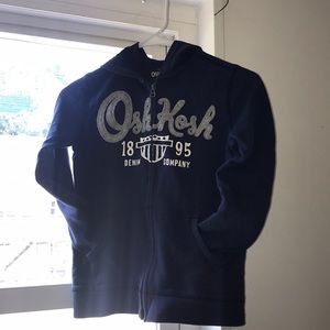 Blue,Grey and White OshKosh B’gosh Hoodie